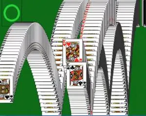 cards flying